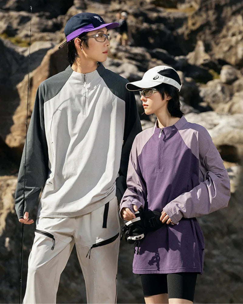 Quick-Dry Long Sleeve Workout Top -  moisture-wicking - Quick-Dry Long Sleeve Top for Active Lifestyles
