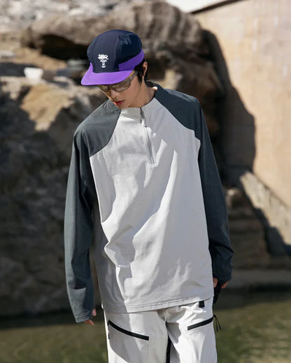 Quick-Dry Long Sleeve Workout Top -  uv-resistant - Quick-Dry Long Sleeve Top for Active Lifestyles
