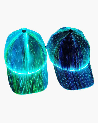 Radiant Nighttime Party Hat - adjustable led cap - LED Light Party Hat for Night Events
