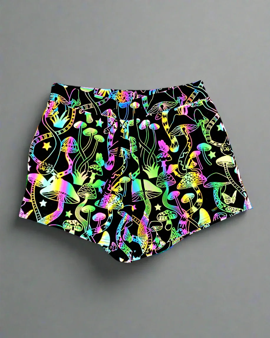 Radiant Reflective Run Shorts -  comfortable running shorts - Vibrant Reflective Run Shorts for Men