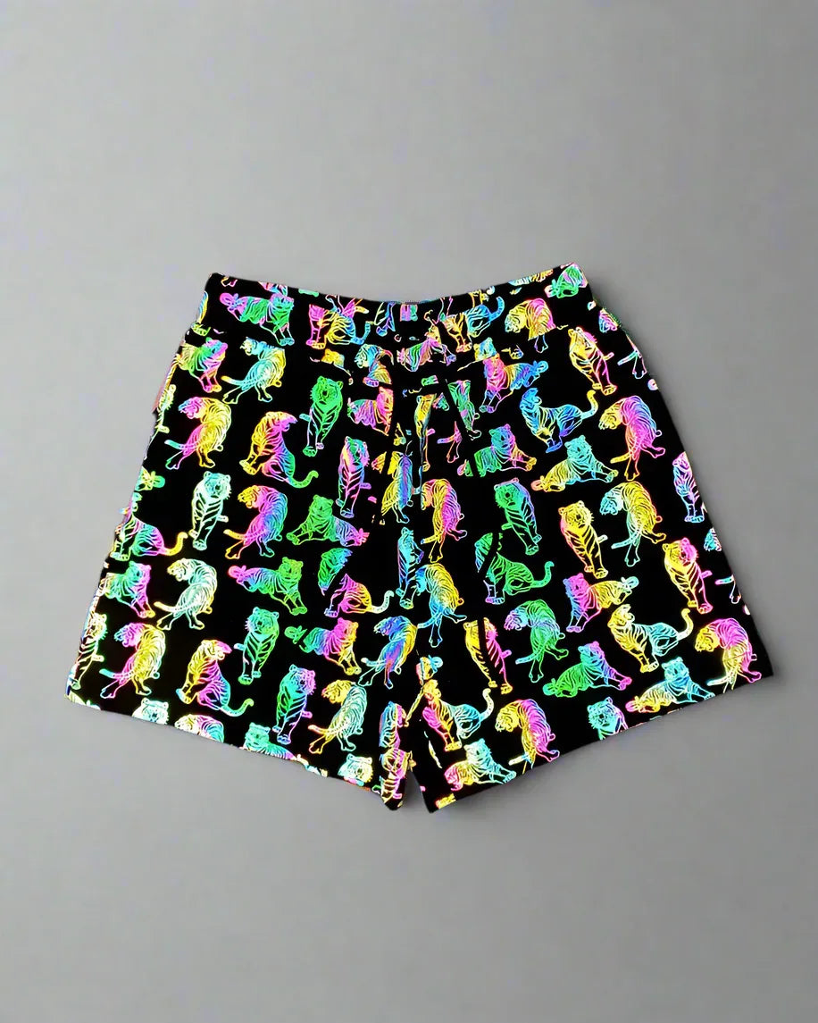 Radiant Reflective Run Shorts -  high visibility - Vibrant Reflective Run Shorts for Men