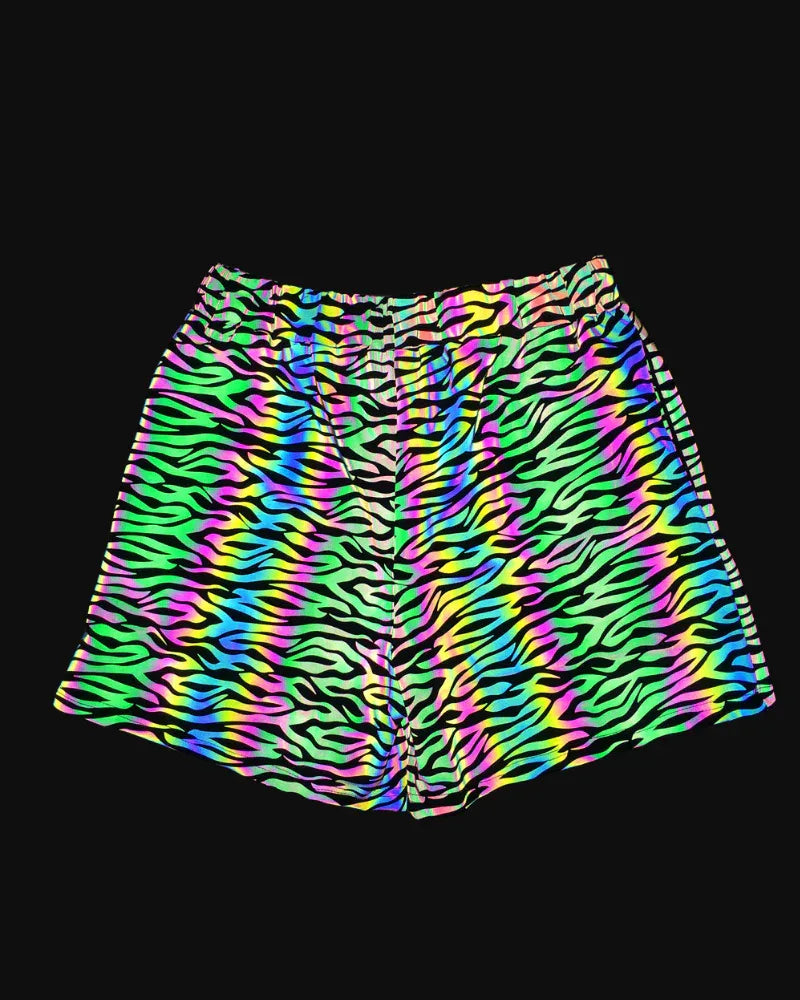 Radiant Reflective Run Shorts -  men's shorts - Vibrant Reflective Run Shorts for Men