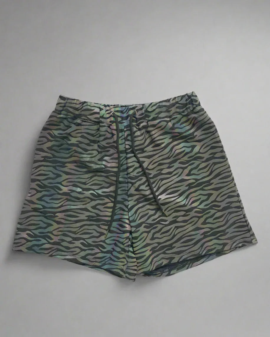 Radiant Reflective Run Shorts -  men's shorts - Vibrant Reflective Run Shorts for Men
