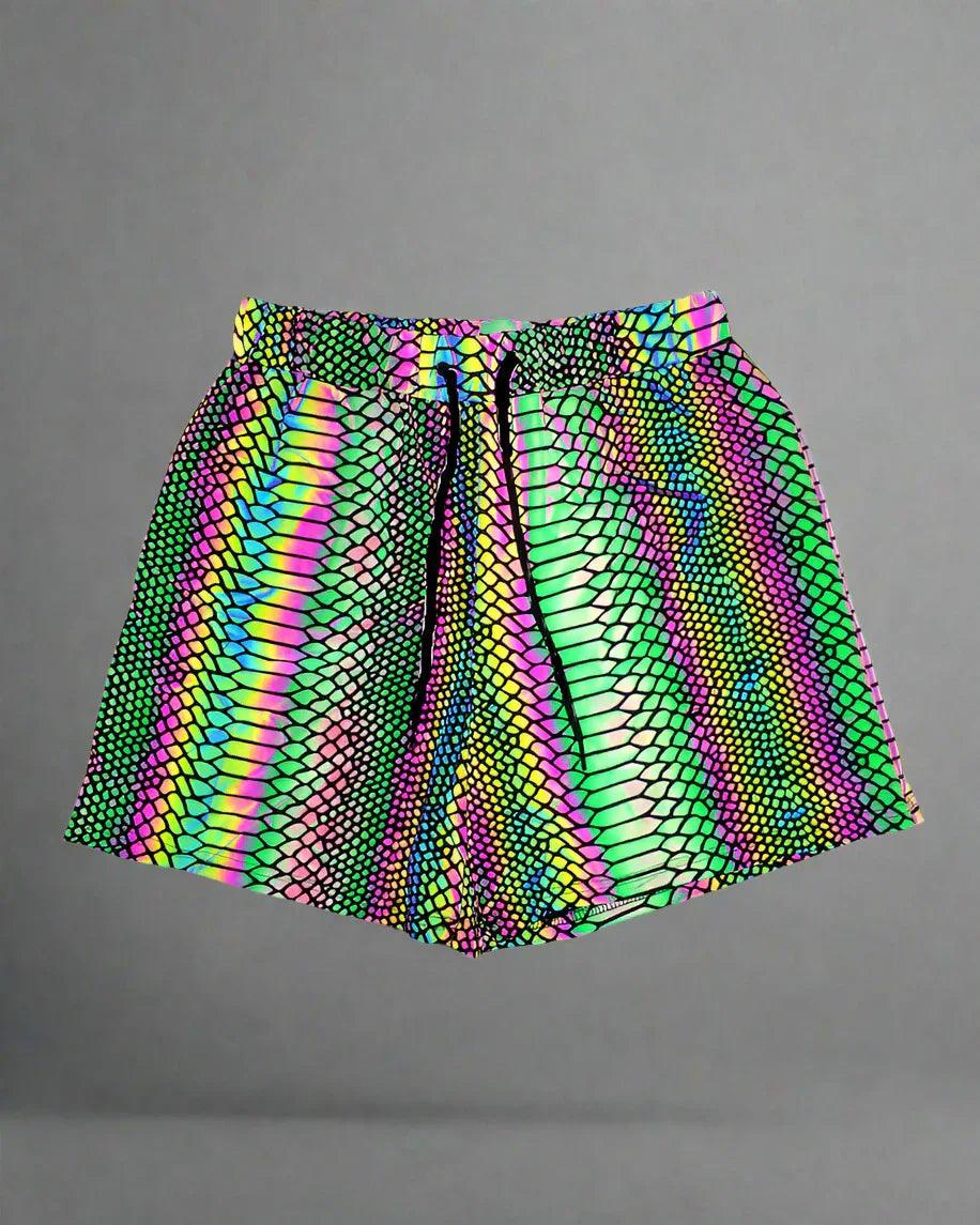 Radiant Reflective Run Shorts - reflective shorts - Vibrant Reflective Run Shorts for Men