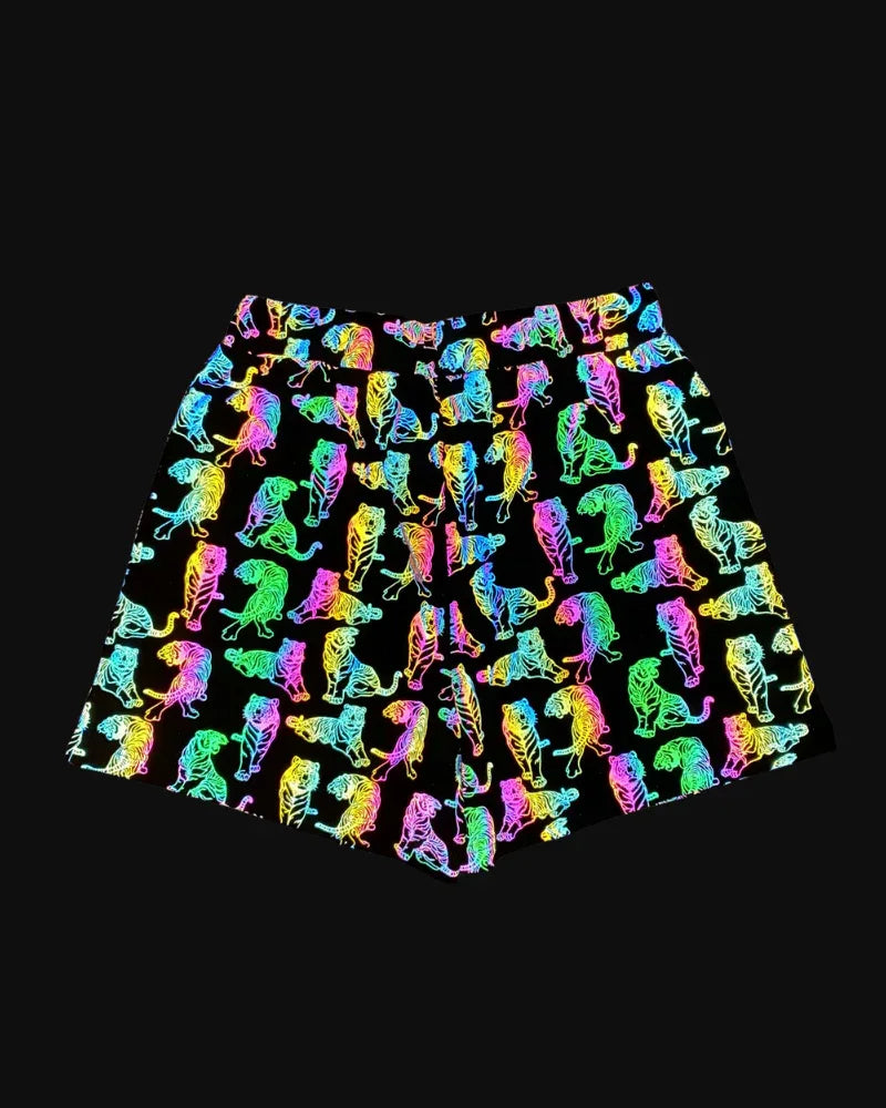 Radiant Reflective Run Shorts -  running shorts - Vibrant Reflective Run Shorts for Men