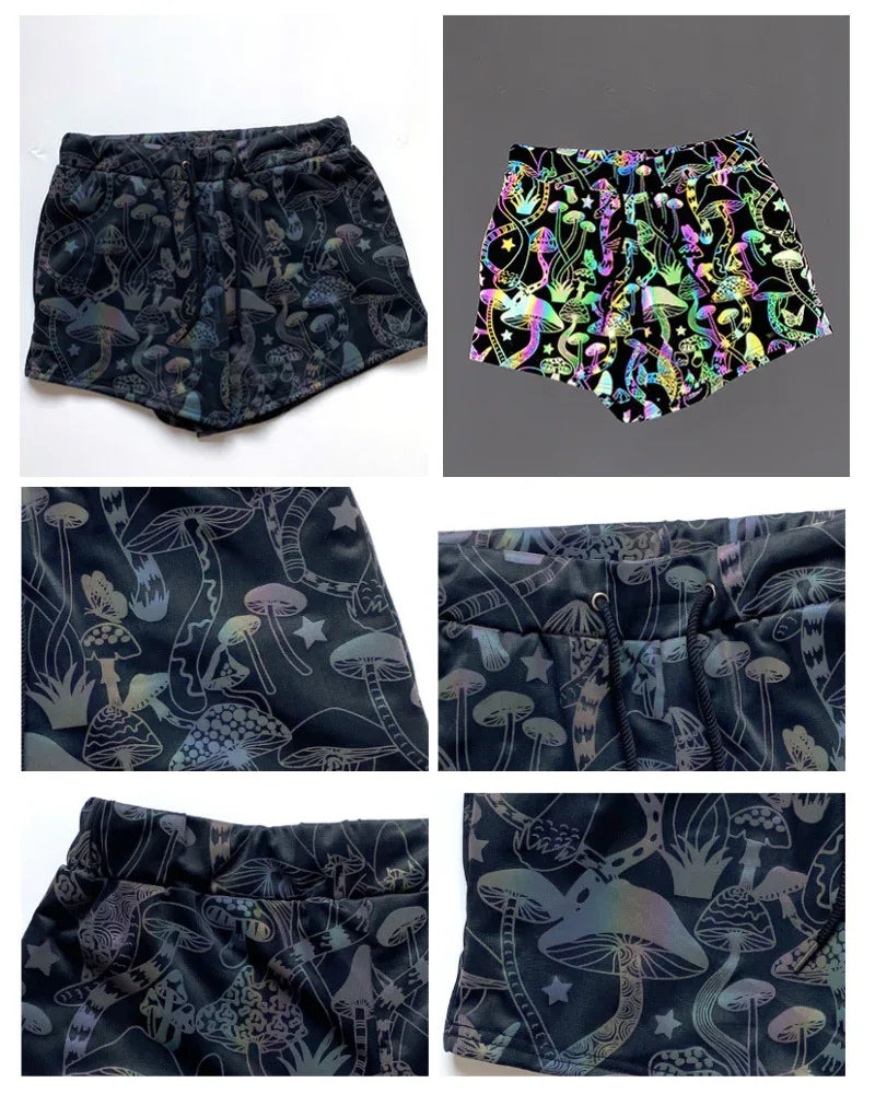 Radiant Reflective Run Shorts -  vibrant running shorts - Vibrant Reflective Run Shorts for Men