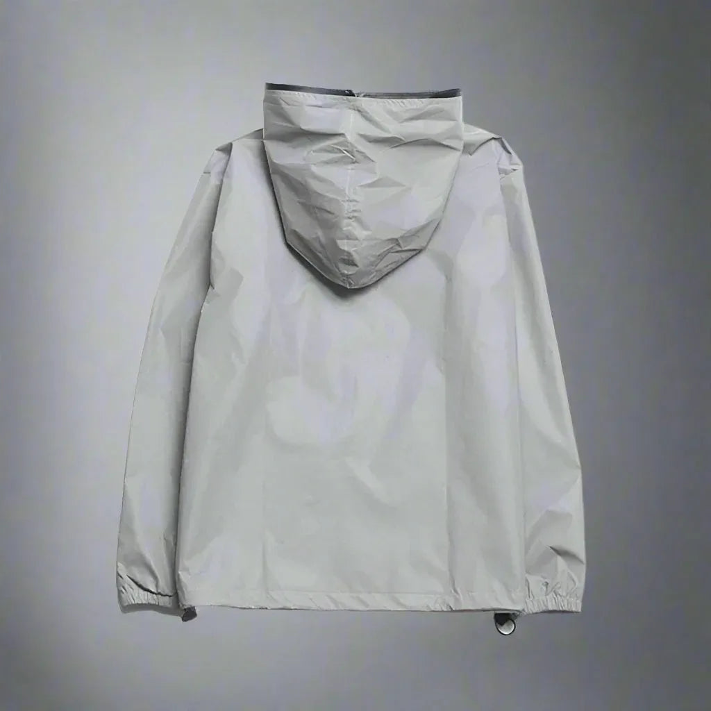 Radiant Silver Reflective Apparel -  techwear - Reflective Urban Techwear Jacket for Everyday Use