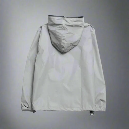 Radiant Silver Reflective Apparel -  techwear - Reflective Urban Techwear Jacket for Everyday Use