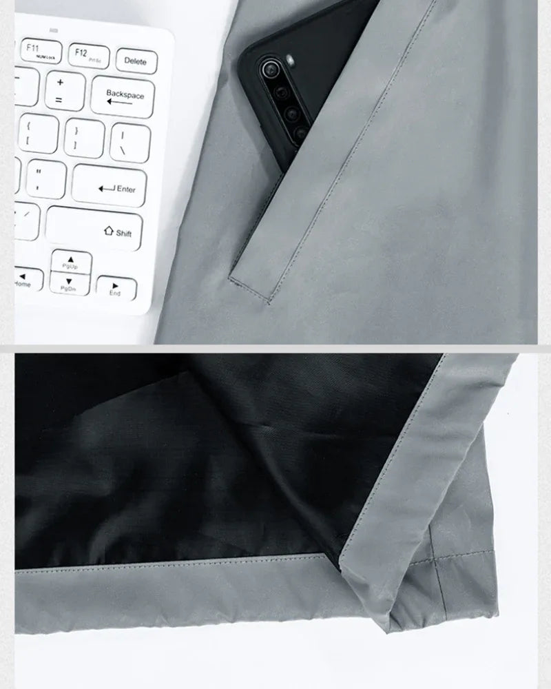 Radiant Silver Reflective Apparel - urban techwear - Reflective Urban Techwear Jacket for Everyday Use