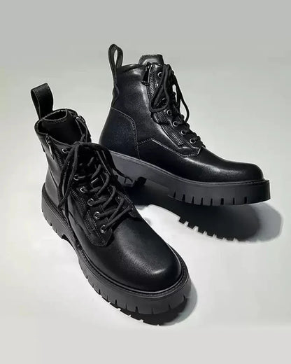 Rebel High-Top Moto Boots - high-top boots - Rebel High-Top Moto Boots for Adventure Seekers