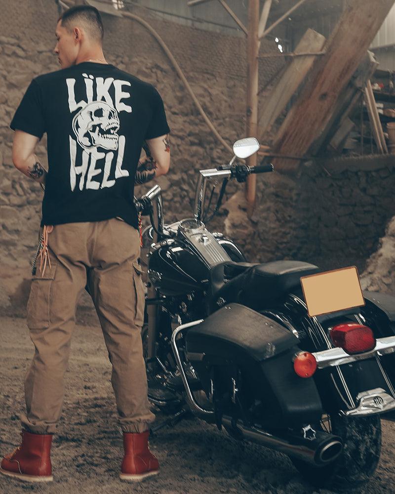 Rebel Skull Graphic T-Shirt - techwear fashion - Rebel Skull Graphic T-Shirt for Modern Style