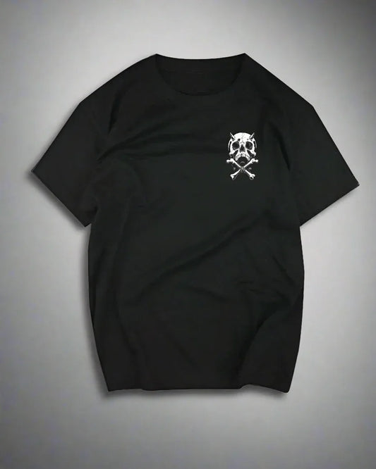Rebel Skull Rock Tee - techwear t-shirt - Rock-Inspired Graphic Tee for Techwear Fans