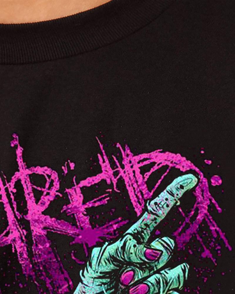 Rebel Spirit Gothic Bike Tee -  motorcycle tee - Gothic Motorcycle T-Shirt for Rebel Souls