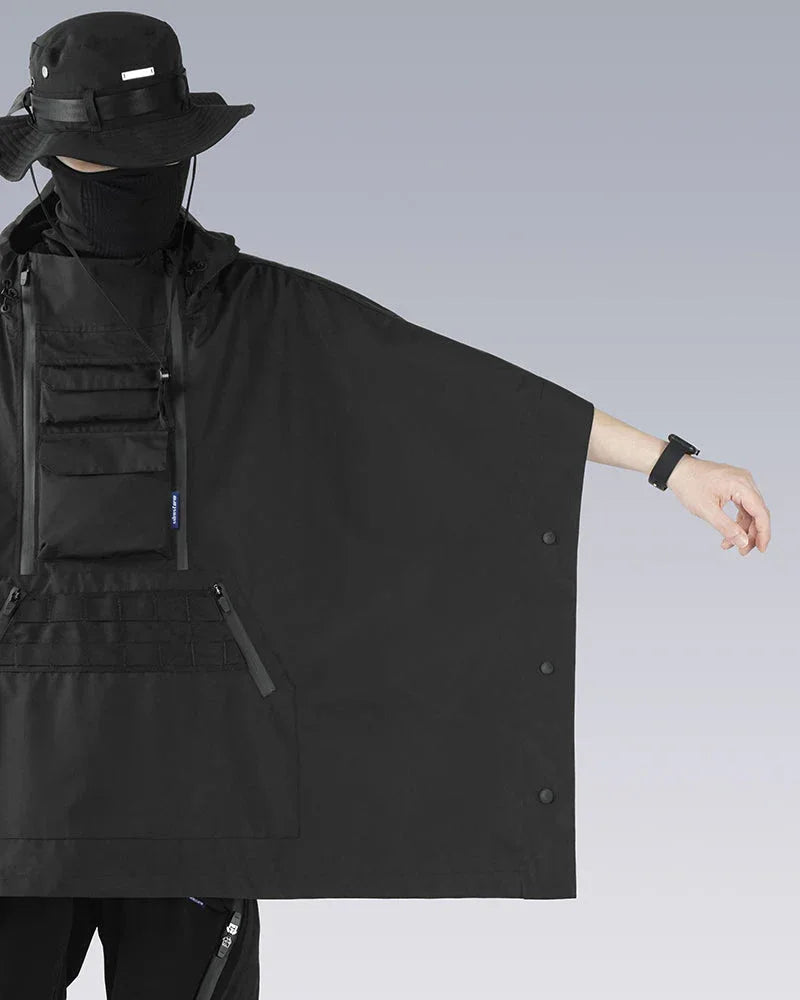 Rebel Waterproof Ninja Cloak -  techwear jacket - Waterproof Ninja Cloak for Techwear Enthusiasts