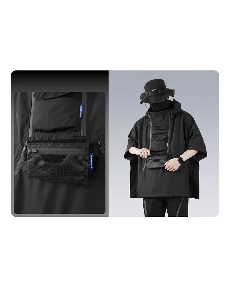 Rebel Waterproof Ninja Cloak - waterproof cloak - Waterproof Ninja Cloak for Techwear Enthusiasts