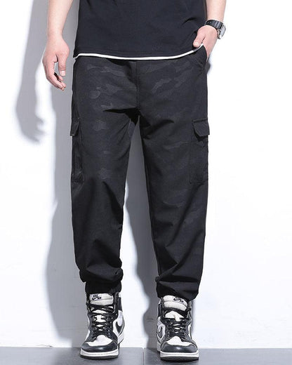Relaxed Camo Cargo Pants -  breathable summer pants - Lightweight Camo Cargo Pants for All-Day Comfort