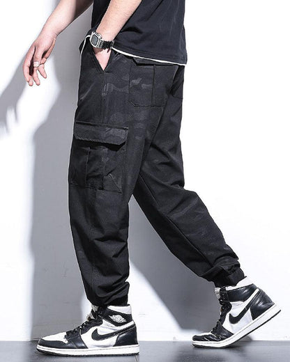 Relaxed Camo Cargo Pants -  cargo pants - Lightweight Camo Cargo Pants for All-Day Comfort
