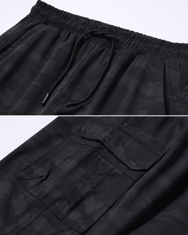 Relaxed Camo Cargo Pants -  lightweight pants - Lightweight Camo Cargo Pants for All-Day Comfort