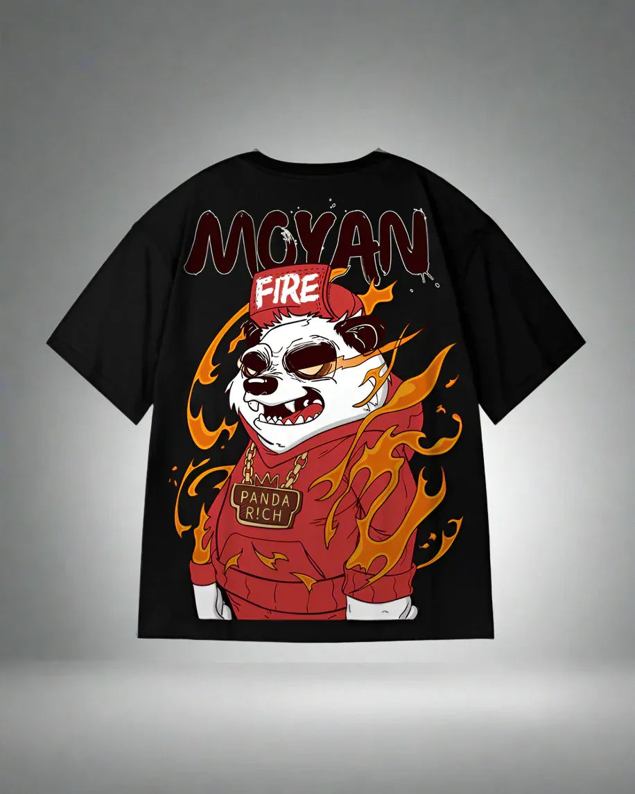 Relaxed Panda Vibes Tee -  streetwear - Relaxed Panda Vibes Tee for Comfortable Style