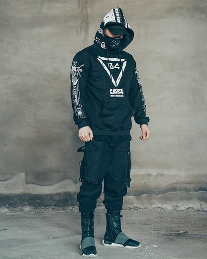 Revolutionary Biker Graphic Hoodie -  comfy durable construction - Stylish Biker Graphic Hoodie for Urban Wear