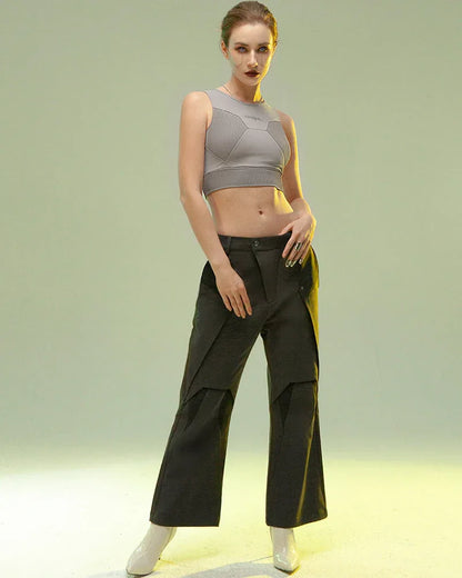 Revolutionary Cyberpunk Layered Trousers - cyberpunk - Cyberpunk Layered Trousers for Stylish Comfort