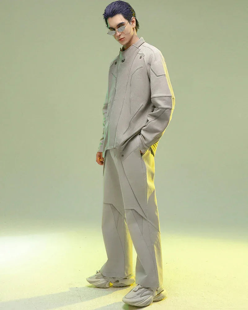 Revolutionary Cyberpunk Layered Trousers -  futuristic - Cyberpunk Layered Trousers for Stylish Comfort