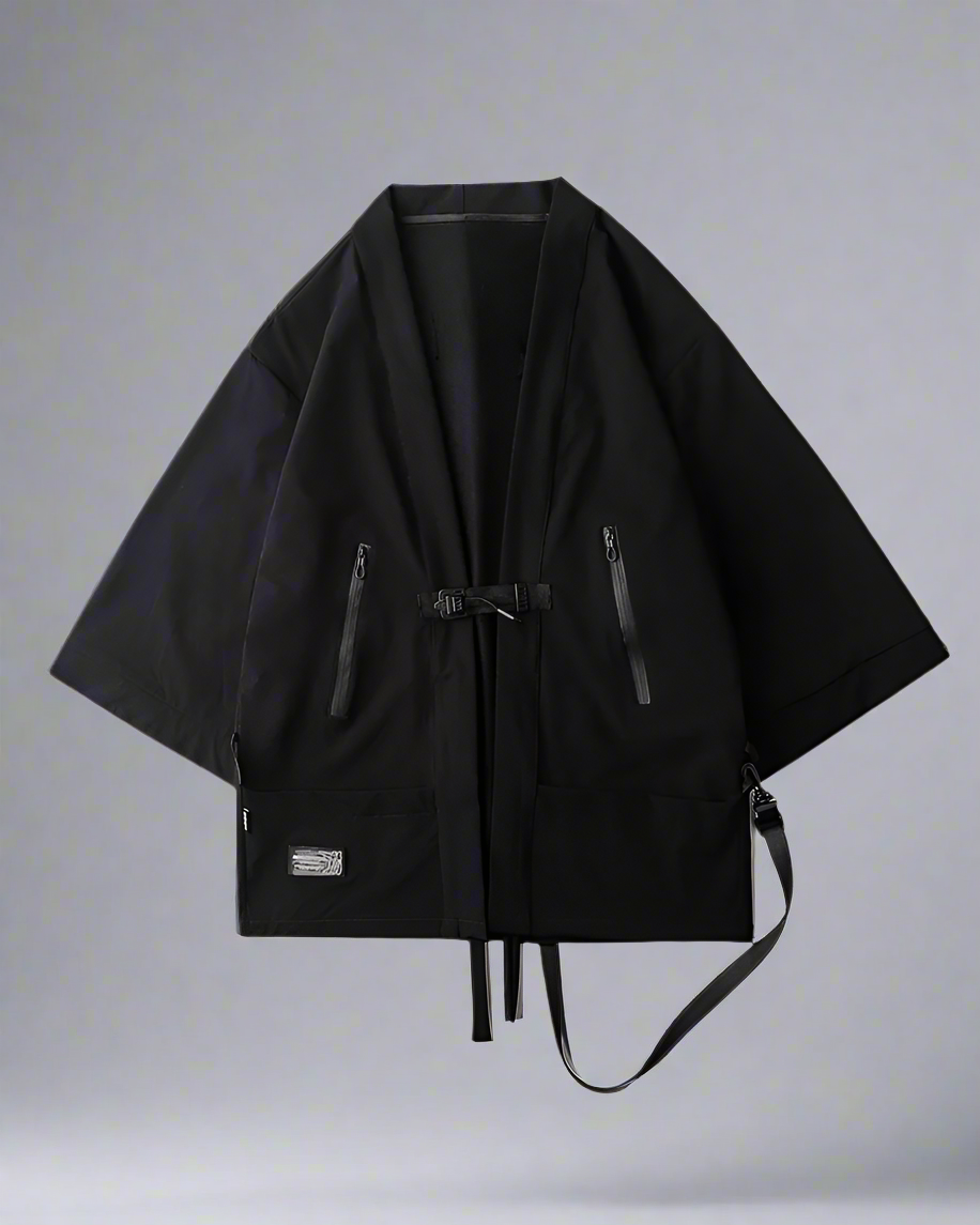 Revolutionary Stealth Warrior Kimono - futuristic kimono - Futuristic Stealth Warrior Kimono Jacket