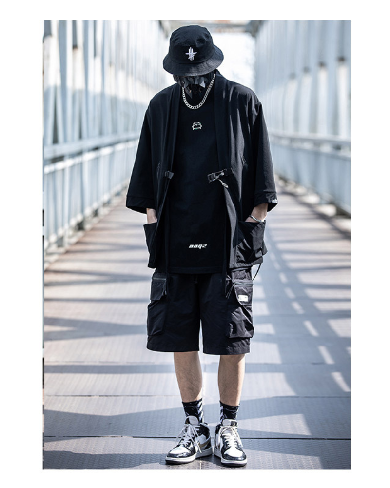 Revolutionary Stealth Warrior Kimono -  ninja - Futuristic Stealth Warrior Kimono Jacket