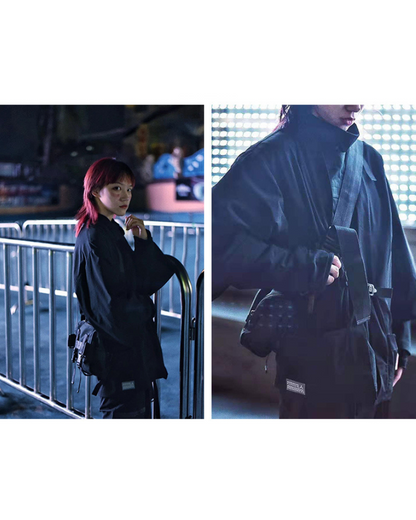 Revolutionary Stealth Warrior Kimono - futuristic kimono - Futuristic Stealth Warrior Kimono Jacket