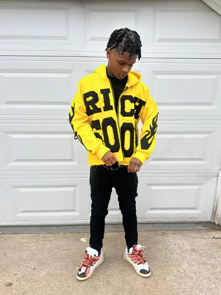 Rich Soon Hoodie -  durable hoodie - Y2K Streetwear Hoodie for Trendy Nostalgic Style