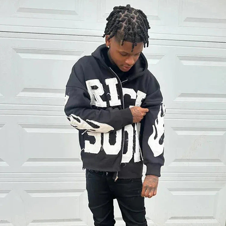 Rich Soon Hoodie - nostalgic style hoodie - Y2K Streetwear Hoodie for Trendy Nostalgic Style