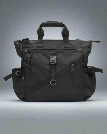 Roomy Chic Messenger Bag - messenger bag - Stylish Soft Techwear Horizontal Square Bag