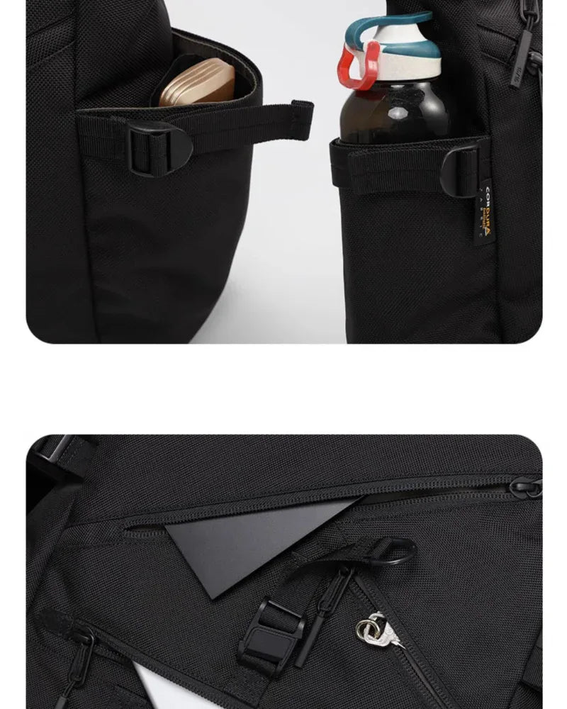 Roomy Chic Messenger Bag - messenger bag - Stylish Soft Techwear Horizontal Square Bag