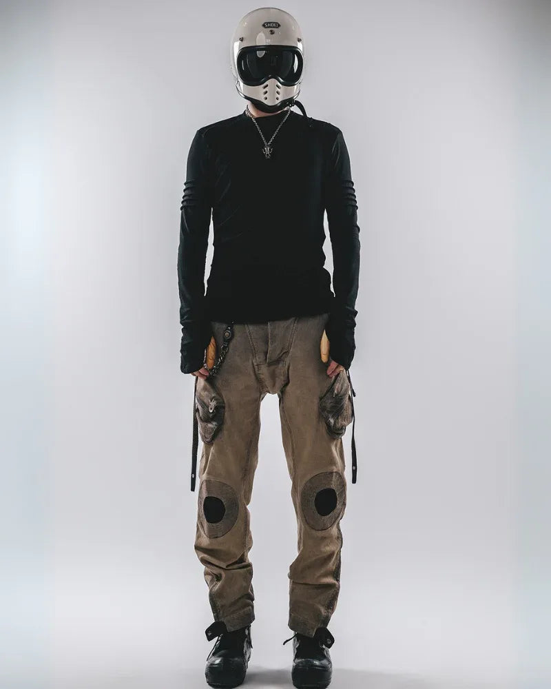 Rugged Multi-Pocket Everyday Trousers -  everyday wear - Rugged Multi-Pocket Everyday Trousers for Style