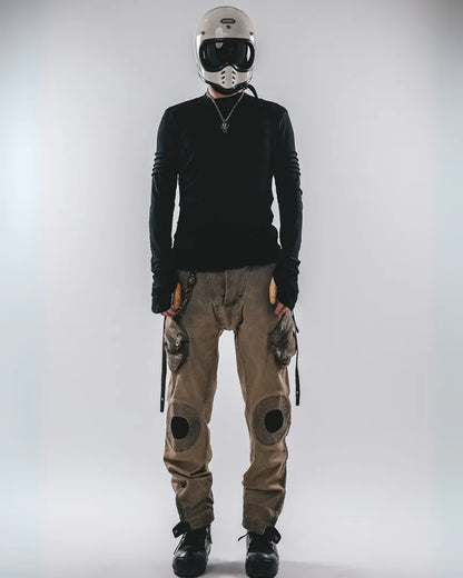 Rugged Multi-Pocket Everyday Trousers -  everyday wear - Rugged Multi-Pocket Everyday Trousers for Style