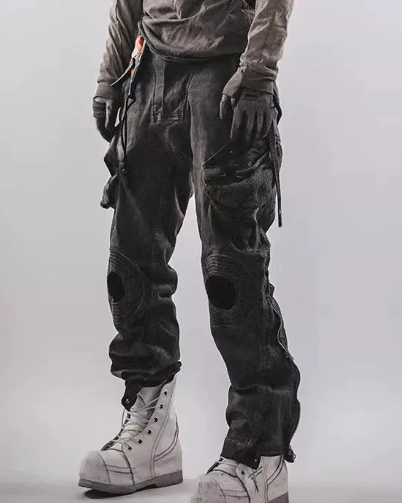 Rugged Multi-Pocket Everyday Trousers - stylish cargo pants - Rugged Multi-Pocket Everyday Trousers for Style