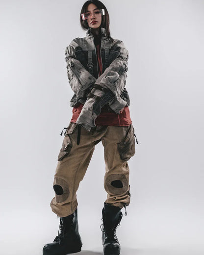 Rugged Multi-Pocket Everyday Trousers - stylish cargo pants - Rugged Multi-Pocket Everyday Trousers for Style