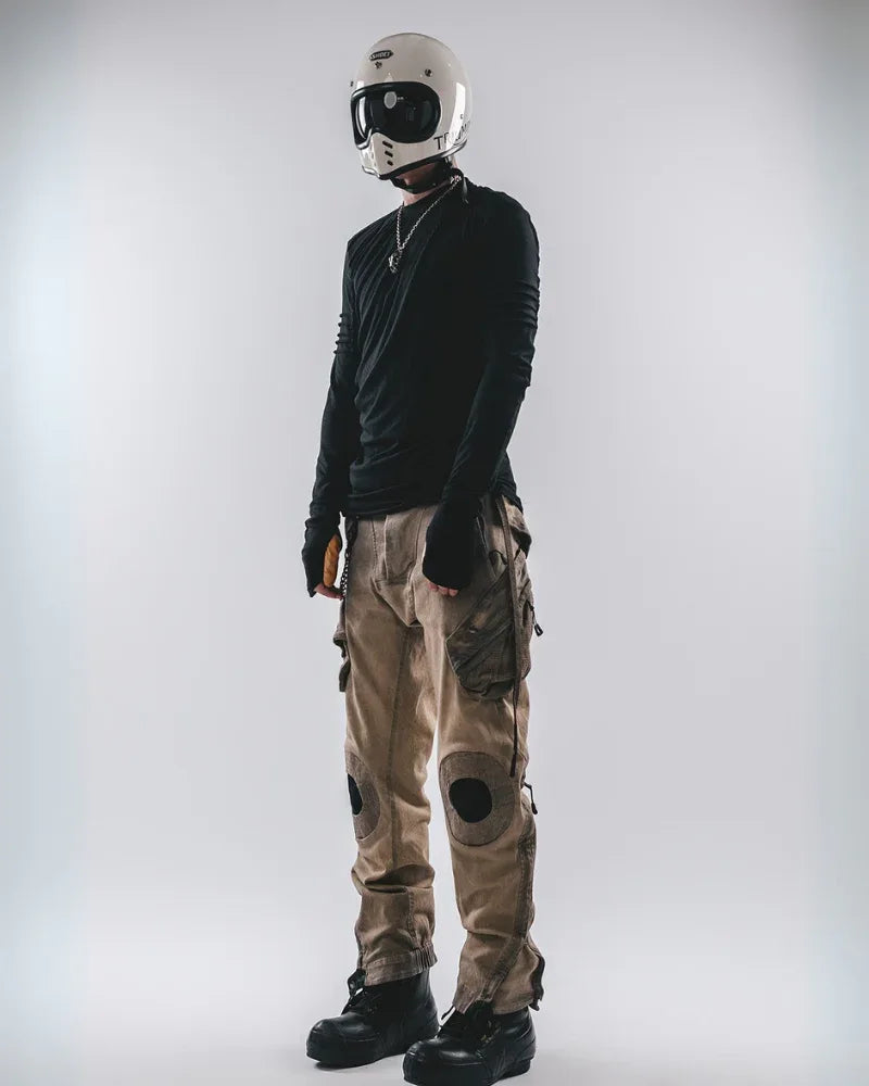 Rugged Multi-Pocket Everyday Trousers -  stylish trousers - Rugged Multi-Pocket Everyday Trousers for Style