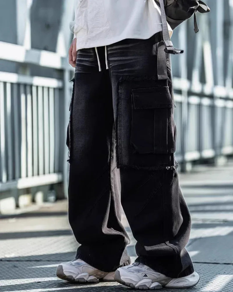 Rugged Style Straight-Leg Jeans - stylish jeans for men - Stylish Straight-Leg Jeans for Everyday Comfort
