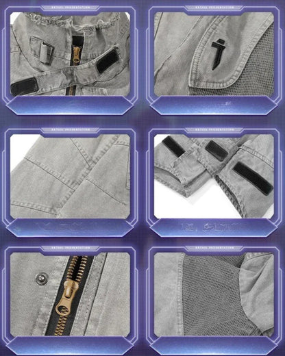 Rugged Vintage Paratrooper Jacket -  flight jacket - Rugged Vintage Paratrooper Jacket for Men and Women