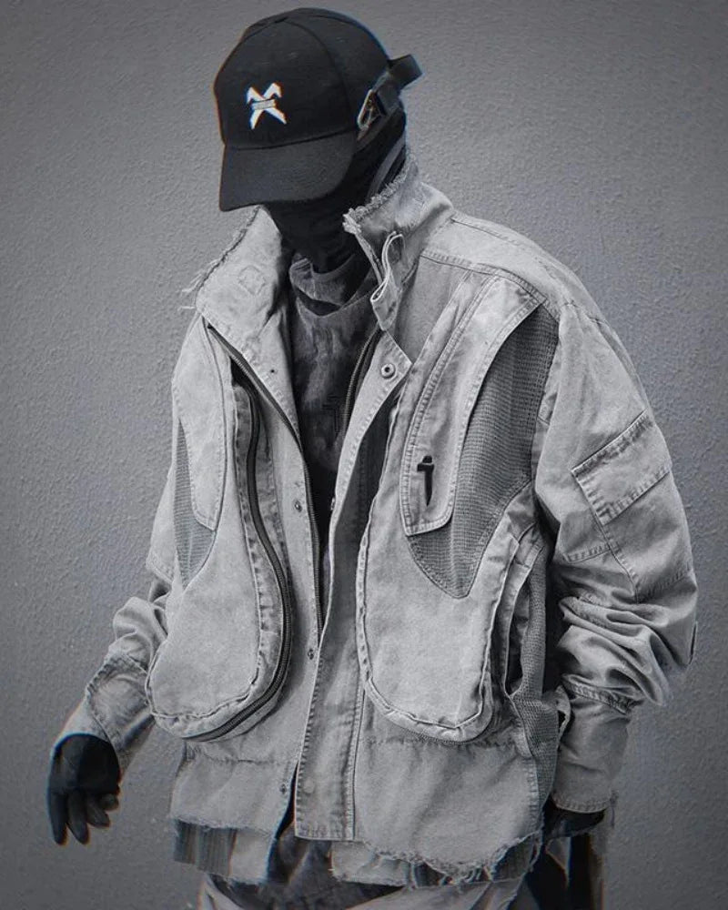 Rugged Vintage Paratrooper Jacket -  men and women jacket - Rugged Vintage Paratrooper Jacket for Men and Women