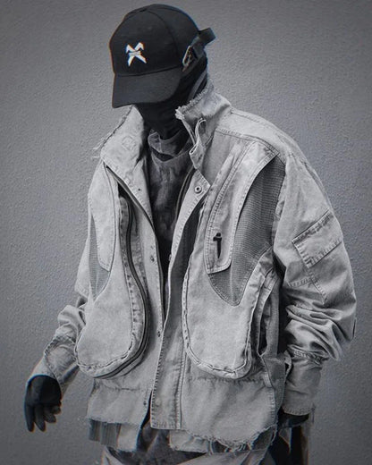 Rugged Vintage Paratrooper Jacket -  men and women jacket - Rugged Vintage Paratrooper Jacket for Men and Women