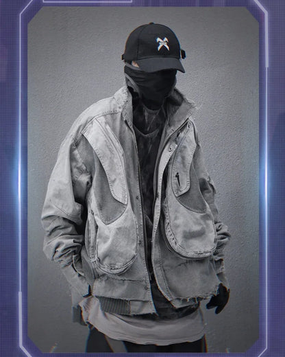 Rugged Vintage Paratrooper Jacket -  vintage jacket - Rugged Vintage Paratrooper Jacket for Men and Women