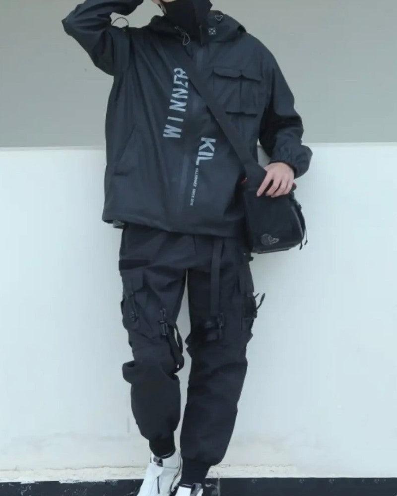 All-Occasion Black Cargo Trousers