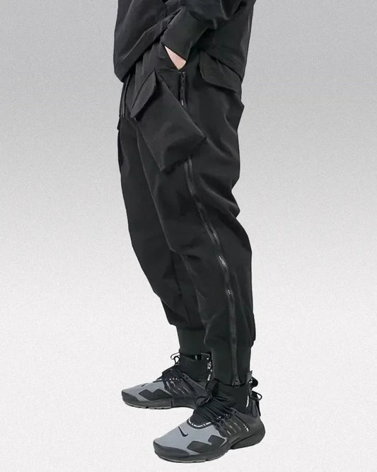 Side-Zipper Techwear Cargo Pants - techwear pants - Side-Zipper Techwear Cargo Pants for Comfort