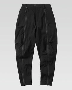 black pants with zippers on the legs