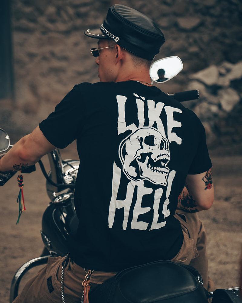 Rebel Skull Graphic T-Shirt