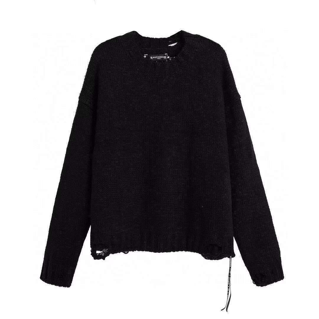 Skull Sweatshirt - y2k-core - Skull Pattern Sweatshirt for Everyday Style