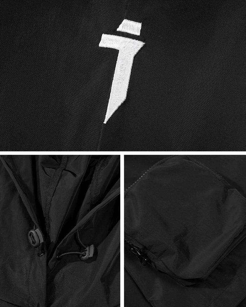 Sleek Black Hooded Cloak -  black cape - Stylish Hooded Cloak for Urban Adventurers