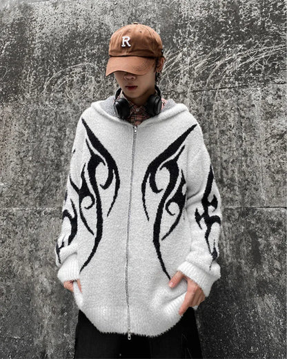 Sleek Black Hoodie Cardigan - hoodie - Stylish Black Hoodie Cardigan for Comfort